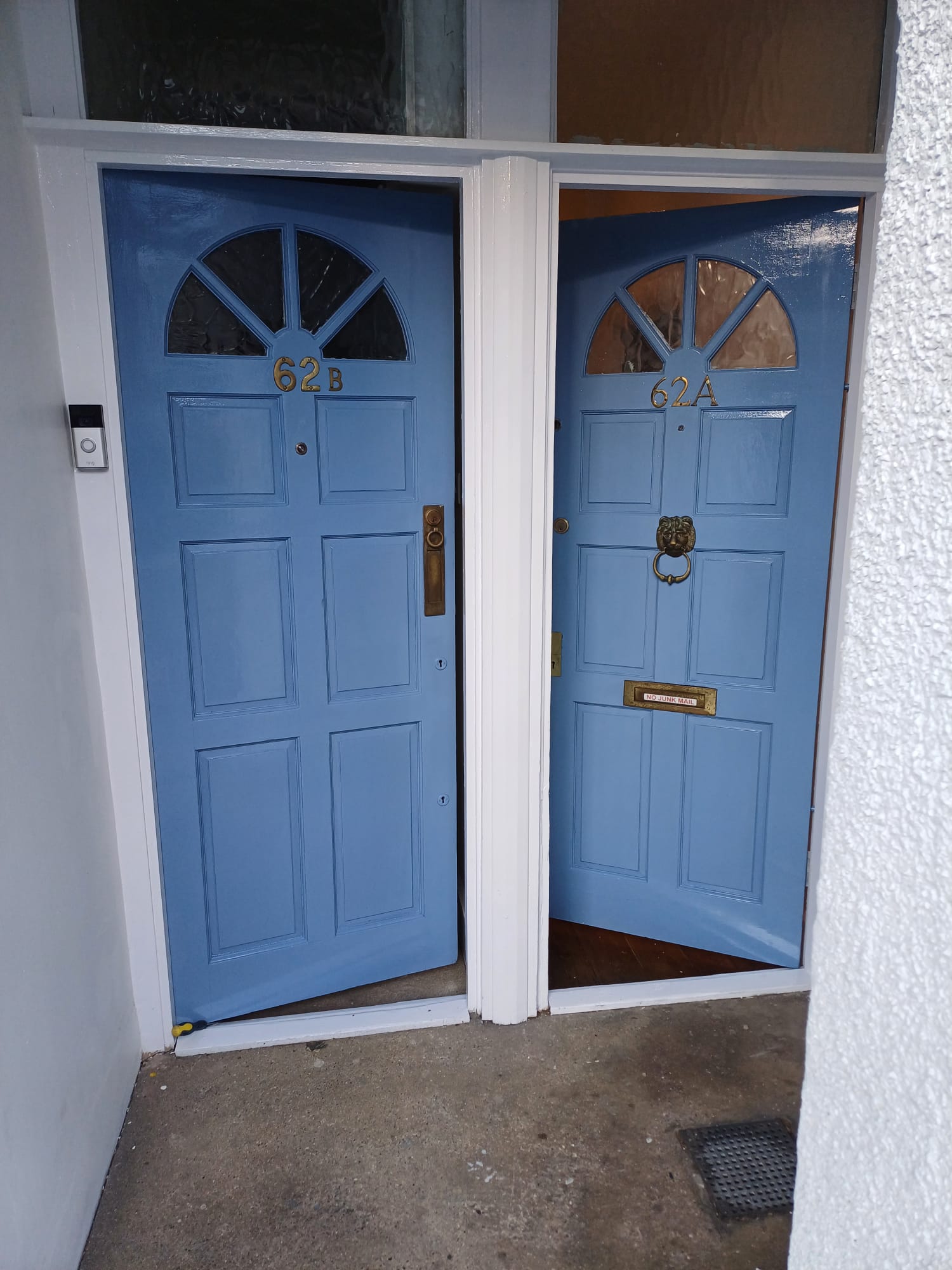 Painted doors